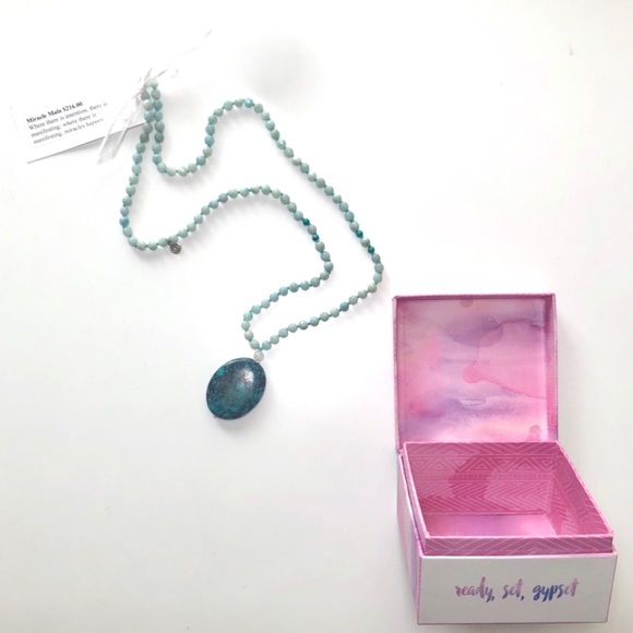 Genuine Turquoise Miracle Mala From Tiny Devotions Mala Beads Spiritual Jewelry - Picture 1 of 6